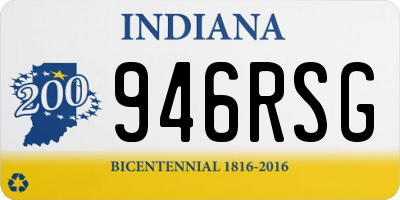 IN license plate 946RSG