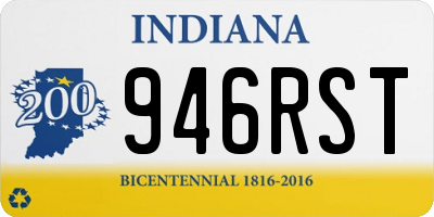 IN license plate 946RST