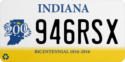 IN license plate 946RSX