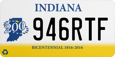 IN license plate 946RTF