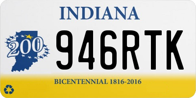 IN license plate 946RTK