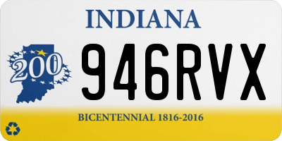 IN license plate 946RVX