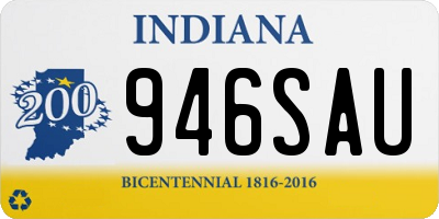 IN license plate 946SAU