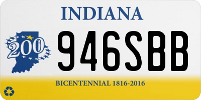 IN license plate 946SBB