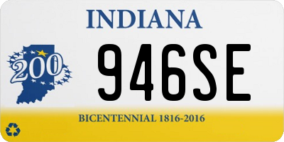 IN license plate 946SE