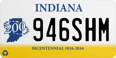 IN license plate 946SHM