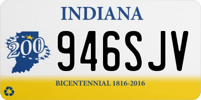 IN license plate 946SJV
