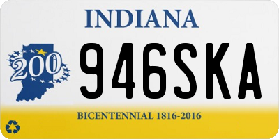 IN license plate 946SKA