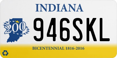 IN license plate 946SKL