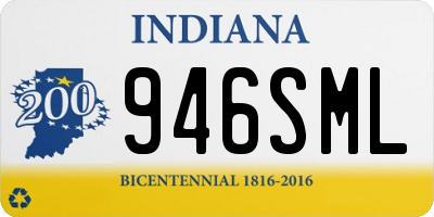 IN license plate 946SML