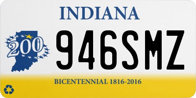 IN license plate 946SMZ