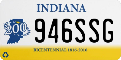 IN license plate 946SSG
