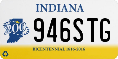 IN license plate 946STG