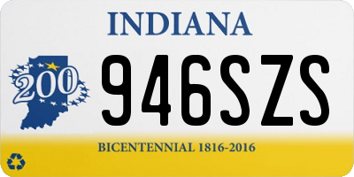IN license plate 946SZS