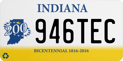 IN license plate 946TEC