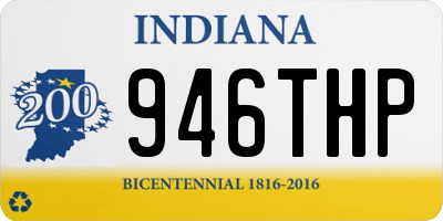 IN license plate 946THP