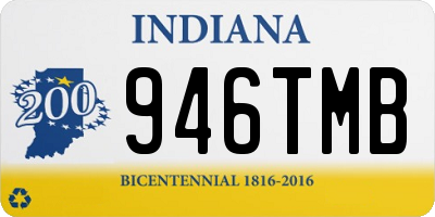 IN license plate 946TMB