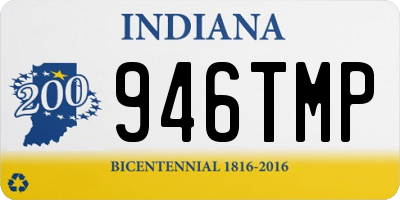 IN license plate 946TMP