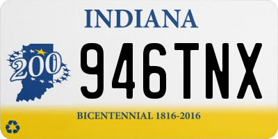 IN license plate 946TNX