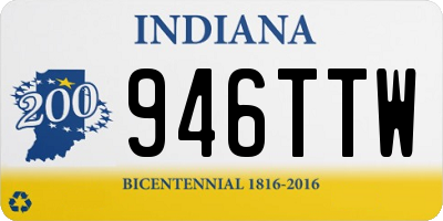 IN license plate 946TTW
