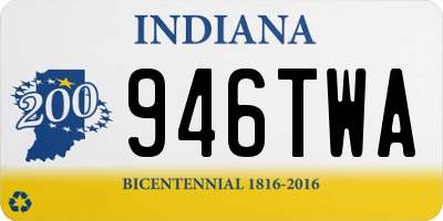 IN license plate 946TWA