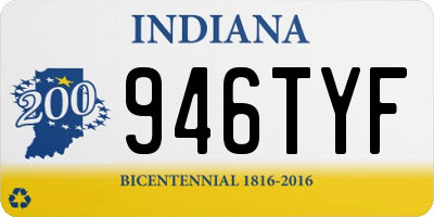 IN license plate 946TYF
