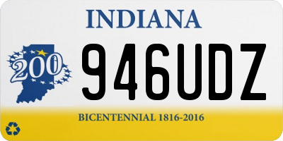 IN license plate 946UDZ