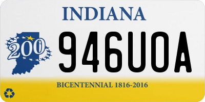 IN license plate 946UOA