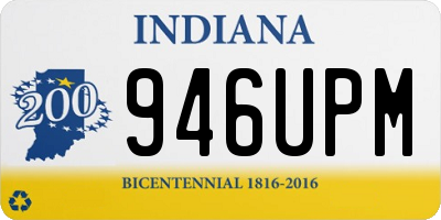 IN license plate 946UPM