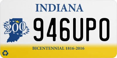 IN license plate 946UPO