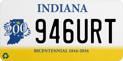 IN license plate 946URT