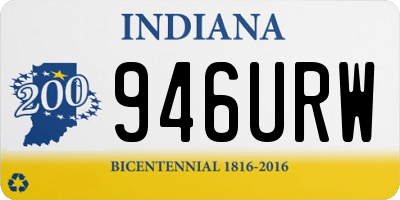IN license plate 946URW