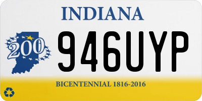 IN license plate 946UYP