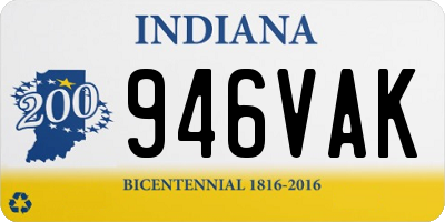 IN license plate 946VAK