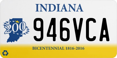IN license plate 946VCA