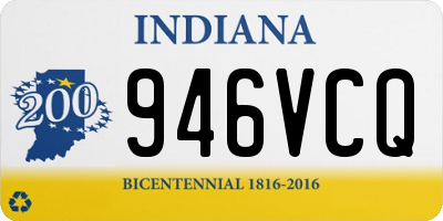 IN license plate 946VCQ