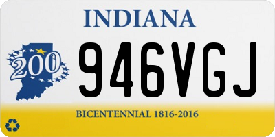 IN license plate 946VGJ