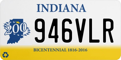 IN license plate 946VLR