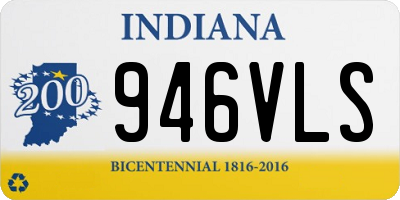 IN license plate 946VLS