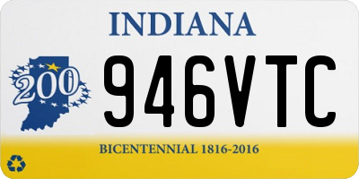 IN license plate 946VTC