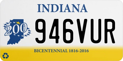 IN license plate 946VUR