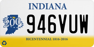 IN license plate 946VUW