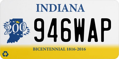 IN license plate 946WAP