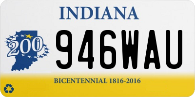 IN license plate 946WAU