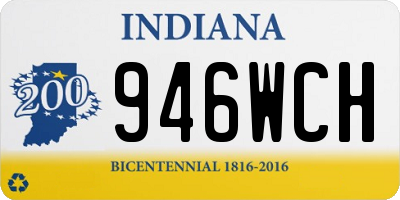 IN license plate 946WCH