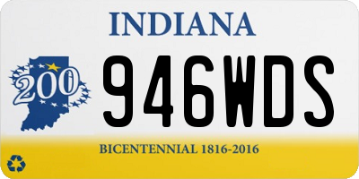 IN license plate 946WDS