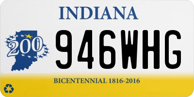 IN license plate 946WHG
