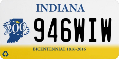 IN license plate 946WIW