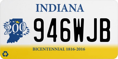 IN license plate 946WJB