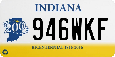 IN license plate 946WKF